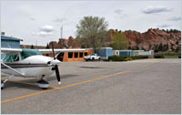 Window Rock Airport on the Navajo Nation. 